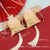 Bolsas de la Suerte Bordadas Estilo Antiguo al por Mayor, Bolsitas de Regalo, Adornos para Colgar en el Coche, Bolsitas Vacías con Cordón de Borla de Oración