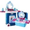 Casa de juego de cocina Frozen Disney, carrito, maleta, tocador de juguete, princesa Elsa, juguete para niña