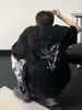 Camiseta de Manga Corta para Niños, Nuevo Estilo de Verano de Gama Alta, Estampado de Mariposa, Marca de Moda, Elegante Streetwear Americano de Nicho, Mangas Tres Cuartos