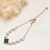 Pulsera de perlas de Zhuji al por mayor estilo Ins cadena de pulsera de perlas de agua dulce pulsera para novias joyería para mano de mujer