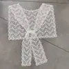 Lenço de Renda Fita para Prender Cabelo, Acessório de Cabelo Estilo Fada Super Fada Celebridade da Internet, Xale Estilo Coreano Estilo Floresta