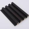 Grelha de Fibra de Bambu PVC Luxo Leve Textura de Madeira Imitação 160 Oca Pequena Placa de Parede Alta com Sulcos Côncavos e Convexos Fabricante Impermeável Parede Interna