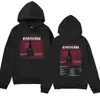 Moletom Masculino com Estampa de Padrão do Cantor Eminem Retrô Anos 90 Roupas Harajuku