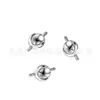 F136 Puente de Oreja de Titanio Clavo de Hueso de Oreja Conector de Cuentas de Conversión G23 Joyería de Piercing de Titanio Adaptador Móvil Bidireccional de Doble Diente Bola