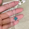 Collar de Plata de Ley S925 con Forma de Corazón y Trébol de Cuatro Hojas para Mujer, Estilo Vintage Japonés, Diseño de Nicho de Alta Gama, Cadena para Clavícula Popular