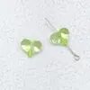 Contas Acrílicas Transparentes de Coração de Pêssego com Furo Reto Acessórios para DIY Capa de Celular Chaveiro com Contas Pulseira Colar
