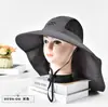 Taizhou Wenling Sombrero de Sol Verano Sombrero de Pescador Anti-UV Exterior Montañismo Pesca Protección del Cuello Protección Solar Sombrero de Sol