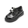 Zapatos Infantiles Balabala, Zapatos de Princesa para Niñas, Zapatos Dulces de Cuero con Doble Mariposa para Primavera y Otoño, Modernos y Elegantes, Versátiles para la Escuela