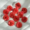 Flores Artificiais Rosas Foscas de 4cm Materiais DIY Flores Rosa Decoração de Casa Artesanato Acessórios de Roupa DIY