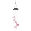 Luz de carillón de viento solar transfronterizo LED, luz colgante de pájaro cardenal, luz decorativa para exteriores, luz de ambiente festivo, luz de paisaje