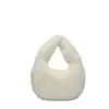Bolso de peluche personalizado bolso de axila varios tamaños colores bolso de mano bolso de un solo hombro cruzado bolso dulce de bola de masa