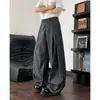 Venta al por mayor de fábricas de comercio exterior: Pantalones plisados 3D para hombre y mujer, nuevos pantalones de traje de estilo japonés para primavera/verano, fluidos, hasta el suelo, alta gama