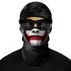 Máscara de Montar para Motocicleta al Aire Libre Cubierta Facial 3D Sudadera Deportiva Sombrero a Prueba de Polvo y Frío Forro de Casco Resistente al Viento