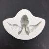Molde de silicona con forma de ángel francés pequeño, creativo, relleno de chocolate, yeso, goma de mascar, herramienta decorativa para arte de azúcar, molde para pasteles