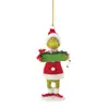 Colgante Creativo del Grinch Navideño Transfronterizo Decoración para Árbol de Navidad Colgante Acrílico Colgante para Espejo Retrovisor de Coche