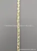Em estoque atacado fita plana trançada de fios dourados multi-fios 6MM de largura corda decorativa artesanal bolsa de presente bolsa de armazenamento acessórios