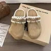 Lindos Zapatos Birkenstock de Suela Gruesa con Delicados Lazos para Niñas, Mocasines Cerrados sin Cordones para Uso en Exteriores