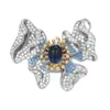 Nuevo Estilo Europeo Atmósfera de Industria Pesada Mariposa de Circonio Completo Hebilla Magnética Animal Completo Estéreo Broche Exquisito Accesorios Clásicos