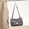 Bolso tipo baguette transfronterizo de piel de vaca de primera capa, cruzado, de mano, de axila, bolso de mensajero de piel de vaca, bolso tote de gran capacidad
