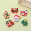 Dibujos animados Feliz Navidad Hecho a mano DIY Joyería Tocado Horquilla Crema Pegamento Accesorios de alta calidad Accesorios de resina
