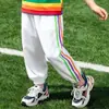 Temporada de Volta às Aulas Dia das Crianças Fantasia de Apresentação Manga Curta Foto de Formatura Dia do Esporte Jardim de Infância Aula Pai e Filho Uniforme Roupa de Apresentação Arco-Íris