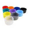 Funda de Vaso Aislante de Silicona en Stock, Antideslizante, Resistente a Altas Temperaturas, Base de Silicona para Vaso de Acero Inoxidable, Funda Protectora de Silicona para Vaso, Plateado Brillante