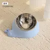 Nuevo Original Mascota Tazón Único Acero Inoxidable Comedero para Gatos Antideslizante Protección del Cuello Anti-Vuelco Comedero para Perros Bebedero Utensilios de Comida