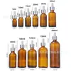 Botella de Aceite Esencial de 30 ml a Prueba de Luz, Botella Dispensadora de Aceite Esencial de 10 ml, Tapa Gotero, Botella de Vidrio para Aceite Esencial, Botella Vacía, Gama Alta