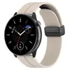 Adequado para Xinhua rice bip3/GTS4 fivela magnética dobrável pulseira de silicone 18/20/22mm pulseira universal de silicone