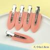 Horquilla de crema sin costuras con pegamento para el cabello, accesorios de dibujos animados, horquilla para flequillo femenino, horquilla rota, clip BB de color caramelo con forma de gota de agua, venta al por mayor
