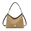Bolso Hobo de Moda de Gama Alta para Mujer 2025 Nuevo Elegante Versátil Gran Capacidad Bloqueo de Color Bolso de Hombro Cruzado