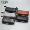 Estuche con Cremallera Eva con Forro de Terciopelo con Patrón de Lichi, Estuche Rectangular de Cuero para Gafas, Estuche de Gran Capacidad para Gafas de Sol, Personalizable