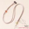 Tulip Lanyard Ajustando Pingente Corda de Milho Ágata Jade Pingente Corda Pingente para Homens e Mulheres