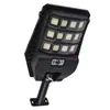 Lâmpada Solar Transfronteiriça Lâmpada de Pátio Externa Luz Forte Lâmpada de Rua Longa Duração da Bateria Impermeável Iluminação LED Sensor de Corpo Humano