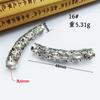 Prata Tibetana Retro Étnica Esculpida Oca Tubo Curvo Material DIY Feito à Mão Pulseira Colar Caules Caules Caules Caules Caules Caules Caules Acessórios