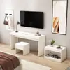 Mueble de TV para Hotel Express, Gabinete para Maletas de Hotel, Mesa Combinada Estándar para Habitación de Huéspedes Dedicada a Hotel B&B, Apartamento