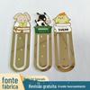Fornecimento direto da fábrica de marcadores de metal personalizados, marcadores de metal corroídos com tinta criativa, lembranças personalizadas, alta qualidade e preço baixo