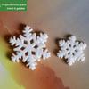 Aquário Musgo Micro Paisagem Ornamentos de Paisagismo Tamanho Grande e Pequeno Floco de Neve de Natal Artesanato de Resina Ornamentos Acessórios para Capa de Celular