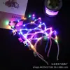 Nuevas Orejas de Conejo de Plumas Brillantes Extendidas de 14 Luces Orejas de Conejo de Seda Dorada de 14 Luces para Puestos Callejeros, Mercados Nocturnos y Parques, Venta Caliente al por Mayor