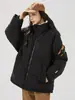 Nueva chaqueta corta de algodón de invierno con cuello alto, unisex, engrosada y cálida, abrigo casual de moda