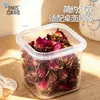 BNBSDustproof Flip-Top Caja de Almacenamiento para Bolsitas de Té Organizador de Bolsitas de Té para Cajón del Hogar Caja de Almacenamiento para Cápsulas de Café