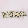 Nueva Decoración de Boda: Arreglo Floral de Rosas, Arco de Hortensias, Pasarela Floral, Guía de Camino Floral, Flores de Seda para Boda, Producto Terminado, Arreglo Floral de Mesita de Noche