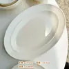 Juego de Vajilla de Cerámica Estilo Crema Platos y Tazones para Uso Doméstico 2025 Nuevos Platos y Tazones de Alto Valor para Mudarse a una Casa Nueva