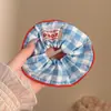 Pañuelo Cuadrado a Cuadros Estilo Coreano para el Cabello, Goma Elástica Estilo Perezoso, Cuerda para Moño de Gama Alta, Goma para el Cabello Dulce