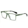 Gafas lisas para estudiantes nuevas 2024 pata de silicona antideslizante patillas de resorte caja pequeña retro se pueden equiparar con gafas de graduación
