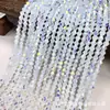 Anel de contas pontudas de 4MM em forma de anel acessórios de vestuário contas soltas atacado cristal DIY contas soltas conta de cordão ornamentos colar acessórios para cabeça