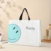Bolsa de Mano Laminada No Tejida en stock Bolsa de Compras para Tienda de Ropa Engrosada Bolsa de Embalaje para Regalo para Compras de Ropa Personalizada