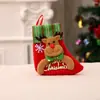Meias de Natal, Sacolas de Presente de Natal, Meias Pequenas de Natal, Enfeites de Árvore de Natal, Itens Decorativos, Meias de Juta