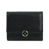 Cartera con monedero de cremallera, ranuras para múltiples tarjetas, plegable, transfronteriza, modelo estudiantil, estilo Ins, a la moda y simple, billetera corta de PU de color sólido