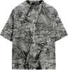 Estación independiente comercio electrónico transfronterizo camiseta para hombre patrón de selva bosque impresión 3D cuello redondo jersey exterior rama fabricantes